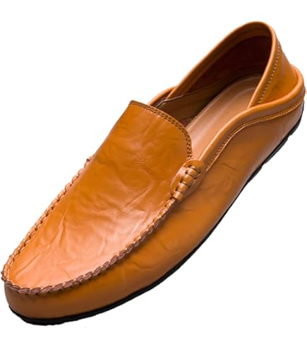 Mocassini Uomo Eleganti Slip-On - In Pelle, Punta Aperta, Traspiranti, Con Fibbia, Casual/Lavoro - Foto 11