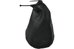 AERZETIX - C57653 - Funda para palanca de cambios - compatible con Citroen Jumper I 1994-2006, Fiat Ducato 2 1994-2006, Peugeot Boxer I 1994-2006 - color: negro - en piel sintética