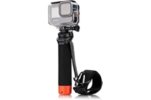 Lammcou Mango Flotante y Carcasa Protectora Hero 12, Floating Hand Grip y Carcasa de Buceo subacuático Hero 12 11 10 9 Estuche de Carcasa Impermeable fPaquete de Accesorios para Deportes acuáticos