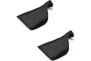 QOXEZY Dust Collection Bag Belt Sander Parts Anti-dust Cover Bag with Zipper Washable & Quick Drying for 255 Miter Saw-2PCS