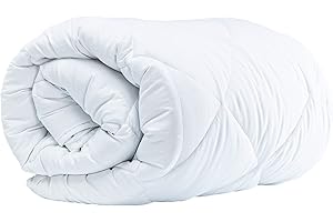 Komfortec Piumino invernale 135 x 200 cm, spesso per l'inverno, anallergico, extra caldo, lavabile