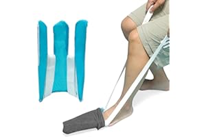 KKA FFE KkaFFe Sock Aid Device for Seniors, Sock Aids for Putting and Off Socks, Sock Helper for Pregnant Women and Disability, Easy On and Off Stocking Slider, Handicapped Avoid Bending Sock Assistant Device