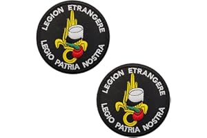Ohrong Toppa Legione Straniera Francese Legione Etrangere Tattico Militare Ricamato Distintivo Emblema Morale Applique per Cappellini Borse Gilet Uniformi