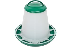 Shorefields Eton Green & White 1kg Poultry Feeder