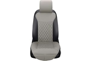 HONCENMAX Car Seat Cover Cushion Protector - Car Interior Auto Supplies - Protection Car Seat Bottom & Backrest & Pillow - Universal fit for Sedan/SUV/Truck/Van - Gray