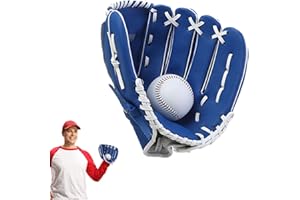 Base-Ball, Sport en Cuir PU épaississant, Fournitures Sport rembourrées Palm Catcher's Mitt pour Adolescents Professionnels Adultes Pacienjo