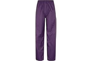 Mountain Warehouse Pakka Wasserabweisende Outdoor-Hosen für Damen - Überziehhose bei Regen fürs Wandern, Reisen und Outdoor für Frauen von Herbst Winter bis Winter, Reise-Hose