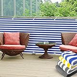 Balkon Sichtschutz UV-Schutz | 90x500cm | wetterbeständiges...