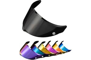 PSLER Helmet Visor for AGV Pista GP RR Pista GPR CORSA-R RACE 3 RACE 2,Tinted Visor Motorbike Helmet Face Shield Accessories(Deep Black)