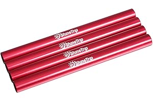 DILWE 4 Pcs Tiges de Tuyau Tente Tube de Réparation Pole Rod Tent Arceau Rechange Kit Support en Alliage d'alluminium pour Tente de Camping Randonnée Diamètre 7.9-8.5mm
