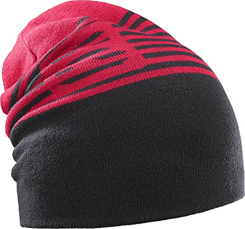 Salomon, Unisex Wendbare Ski-Mtze, FLATSPIN REVERSIBLE BEANIE, Rot/Schwarz (Barbados Cherry/Black), L39508200 Salomon, Unisex Wendbare Ski-Mtze, FLATSPIN REVERSIBLE BEANIE, Rot/Schwarz (Barbados Cherry/Black), L39508200