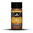 BREWSAGA Spanish Caramel Instant Coffee Granule Bottle,100% Arabica,Freeze-Dried,Flavoured Coffee|No Added Sugar|Makes 30 Cups|60 Gram