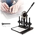 Adjustable Manual Die Cutting Machine 45Square Steel Leather Craft Cutter Tool Cut Pvc Eva Sheet Plate Press Pressure Sampling Mold Clicker Foam Gasket Stamping Hand Mould Embosser
