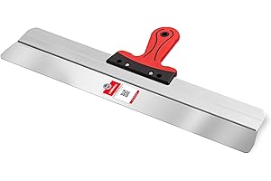 COMENSAL® Flächenspachtel 500 mm - Profi Breitspachtel Edelstahl - Fassadenspachtel - abgerundeten Ecken - Rakel Spachtel - Made in EU