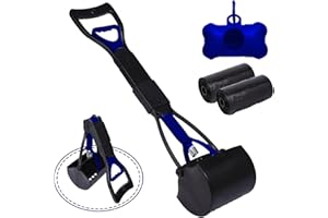 WVacFre 80cm Hundekotschaufel,Pooper Scooter,Faltbarer Hund Pooper Scooter mit Unzerbrechlichem und Langlebigem Material