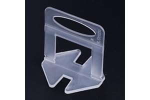 FLEETISE Tile Leveling System 400 pcs Tile Spacer Clips for Floor Wall (2mm-Clips)