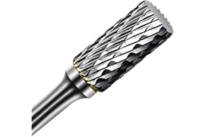 ASNOMY 1 Pc Di Fresatur Frese In Acciaio Al Tungsteno In Metallo Duro Set Di Frese Rotative Testa Per Rettifica Di File 6 * 12mm Per Perforazione Intaglio Del Metallo Lucidatura - A