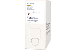 ATTITUDE Washing Up Liquid Refill, EWG Verified, Plant-Based & Vegan Dish Soap, Naturally Derived, Citrus Zest, 2 Litres