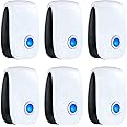 Merratric Ultrasonic Pest Repeller 6 Pack Electronic Ultrasonic Pest Repellent Indoor Plug in Pest Control Ultrasonic Repellent for Mice Cockroach Spider Ant Mosquito Bug Insect
