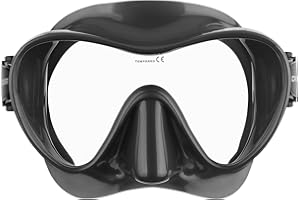 Cressi F1 Frameless - Maska Bezramkowa F1 Lub Maska + Fajka Sucha do Nurkowania i Snorkelingu, Jeden Rozmiar, Unisex dla Dorosłych