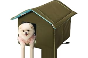 HUAYEEX Waterproof Cat House for Outdoors, Dog Pets House, Winter Resistant | Warm Cat Houses For Winter Outdoor Cats Dogs Cats, Easy To Assemble, Cat Kennel Pet House Cat Bed for Ferals Cat Dog