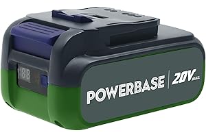 Coreservice 20V 5.0Ah Lithium-ion Battery Compatible with Yard Force CR20 and POWERBASE Ranges
