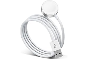 AINLINSO Fast Wireless Watch Charger compatible with Apple Watch,[Apple MFi Certified] portable magnetic portable charging cable compatible with Apple Watch Series 8 7 6 5 4 3 2 SE Ultra,1M/3.3ft