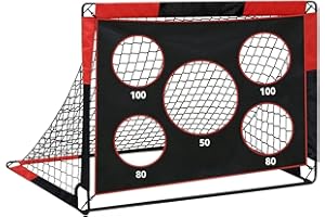 Bnlei Portería de fútbol 2 en 1 para jardín infantil, plegable, pequeña portería de fútbol para jardín, portería de fútbol con pared, portería de fútbol para niños, con bolsa de transporte, para