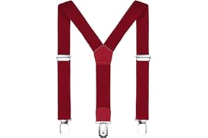 DonDon Bretelles pour enfant garçon 2 cm fin longueur réglable pour une hauteur de 80 cm jusqu´à 110 cm, de 1 à 5 ans