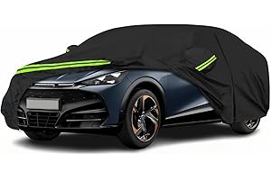 RASHION Funda Coche Exterior Compatibles con Cupra Tavascan 2023-, Cubierta para Coche Impermeable, Coberturas Completas con Tira Reflectante