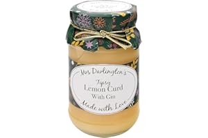 THE GREAT BRITISH CONFECTIONERY COMPANY Mrs Darlington's Tipsy Lemon Curd with Gin 320g