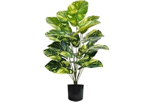 YJWZ Plantas Artificiales Decorativas,82cm Planta Artificial Palma con Maceta, Arbol Artificial Grande Plastico Hojas Realistas Decorativa para Interior y Exterior Hogar Salón Oficina Dormitorio