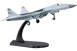 HANGOU 1/100 modello di aereo della lega del modello del caccia SU-57 modellano gli aeroplani