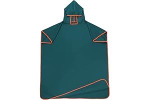 Kinsinder Poncho Toalla Adultos con Capucha, Poncho Microfibra Portátil, Poncho Playa para Hombre y Mujer Secado Rápido y Ligero, para Surf, Natación
