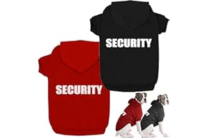 SOADKP Hunde Pullover Kapuzenpulli mit Fleece– Warme Hoodies & Mantel für Kleine Hunde – Bequemer Kapuzenpullover Weicher Hundesweatshirt (Schwarz+Rot/3XL)