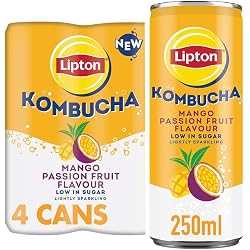 Lipton Kombucha Raspberry, 250ml, (Pack of 4) : Amazon.co.uk: Grocery