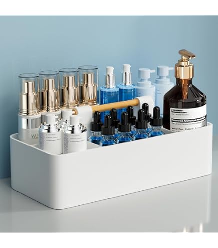 Contenitori per il bagno – organizer per prodotti femminili in