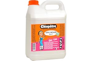 CLÉOPÂTRE CLEOPATRE – Vinyl'Médium 4 en 1 – Médium Acrylique, Vernis, Colle – Idéal Pouring Acrylique et Peinture Fluide – 5kg
