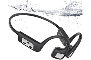 MONODEAL Cuffie Conduzione Ossea Bluetooth 5.4 Subacquee per Piscina IP68 Impermeabile Auricolari MP3 Subacqueo 32G Auricolari Sport per Nuoto, Corsa