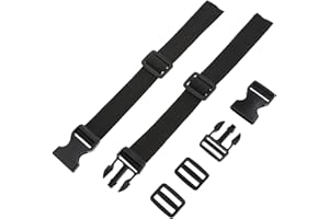 CLISPEED 2Pcs Golfs Trolley Straps Cart Bag Gurt Schnalle Packriemen Golfbeutelhalter Golfbeutel Ansatz für Golfwagen Ersatzteile (Schwarz)