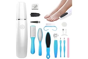 YISKY Lima Electrica Pedicura Profesional, Lima Pies Electrica, Electrico Callosidades Cuidado Pies, Lima Pies Durezas Eliminar Recargable, con 2 Rodillos de Recambio, para Pies Callos Pies Eliminar