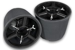 KOLOR-KNAJP Weihnachtsbaumständer mit Wassertank 31 cm 10L Christbaumständer (anthrazit)