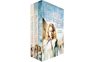 Cathy Sharp Children of the Workhouse Series Collection 3 Books Set (The Girl in the Ragged Shawl, The Barefoot Child, The Winter Orphan)