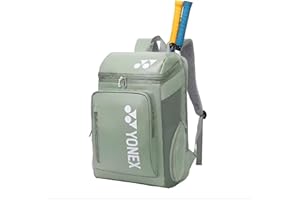 YONEX Sac à dos de sport de grande capacité, sac à raquettes multi-compartiments pour badminton et tennis, compartiment séparé pour chaussures.