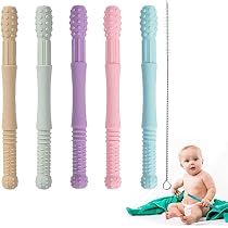 Anneau De Dentition Bébé En Silicone - Sans BPA, Soulage Les Gencives, Facile à Nettoyer, Dès 2 Mois