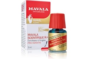 Mavala - Durcisseur d'Ongles Pro Keratin Mavala Scientifique K+ - Durcit la Plaque Cornée - Empêche le Dédoublement de l'Ongle - Formule Complète Efficace - 5ml