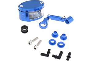 Windance Réservoir universel de liquide de frein et d'embrayage pour motocyclette (Bleu)