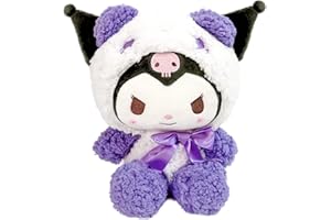 wopin Kuromi Plüschtier,Plüsch Puppe,Sanrio Plüsch My Melody Serie Plüsch,Kuscheltier für Kinder,weiches Spielzeug for Kinder Action-Figur Geburtstag