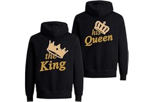 Daisy for U King Queen Couple Set Sudadera con Capucha