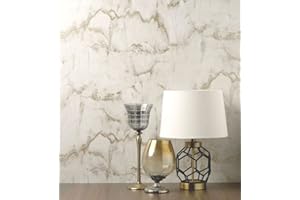 GAULAN - 500680936 Papier peint lessivable imitation marbre blanc avec veines beige pour mur salon chambre à coucher tête de lit entrée escalier - Échantillon DIN A4